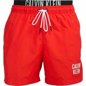 Calvin Klein INTENSE POWER-MEDIUM DOUBLE WB Pánské koupací šortky, červená, velikost obraz