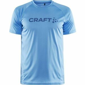 Craft CORE ESSENCE LOGO TEE M Pánské funkční triko, modrá, velikost obraz