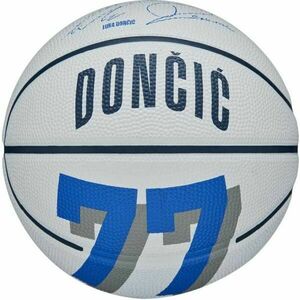 Wilson NBA PLAYER ICON MINI BSKT LUKA 3 Mini basketbalový míč, bílá, velikost obraz