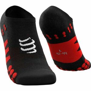 Compressport NO SHOW SOCKS Kotníkové sportovní ponožky, černá, velikost obraz