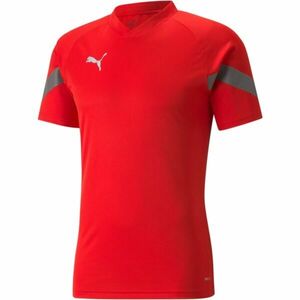 Puma TEAMFINAL TRAINING JERSEY TEE Pánské sportovní triko, červená, velikost obraz