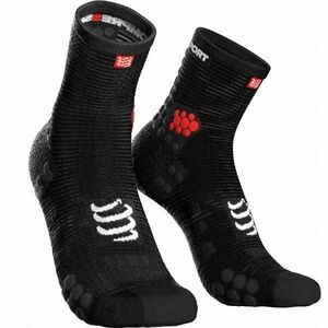 Compressport RACE V3.0 RUN HI Běžecké ponožky, černá, velikost obraz