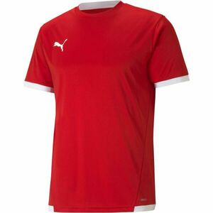 Puma TEAM LIGA JERSEY TEE Pánské fotbalové triko, červená, velikost obraz