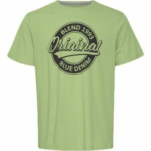 BLEND REGULAR FIT Pánské tričko, zelená, velikost obraz