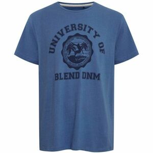 BLEND REGULAR FIT Pánské tričko, modrá, velikost obraz