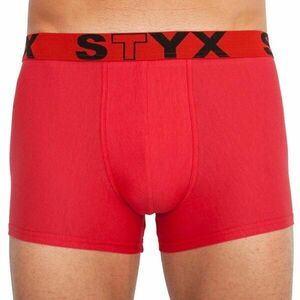 Styx MEN'S BOXERS SPORTS RUBBER Pánské boxerky, červená, velikost obraz