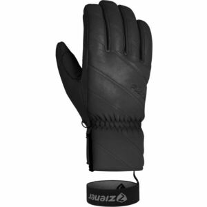 Ziener KUMA AS W Dámské lyžařské rukavice, černá, velikost obraz