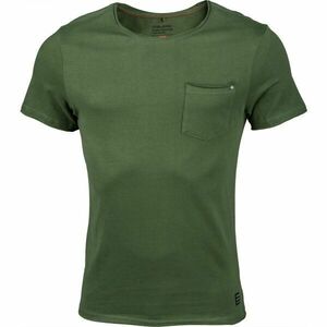 BLEND T-SHIRT S/S Pánské tričko, tmavě zelená, velikost obraz