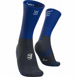 Compressport MID COMPRESSION SOCKS Běžecké ponožky, modrá, velikost obraz
