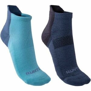 Runto LABA 2 páry sportovních ponožek s antibakteriální úpravou, modrá, velikost obraz