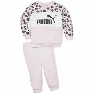 Puma ESSENTIALS+ MATES INFANTS JOGGER FL DESERT Dětská tepláková souprava, růžová, velikost obraz