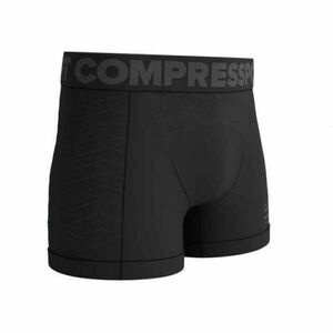 Compressport SEAMLESS BOXER Pánské funkční boxerky, černá, velikost obraz