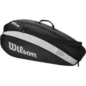 Wilson FEDERER TEAM 3 Tenisová taška, černá, velikost obraz