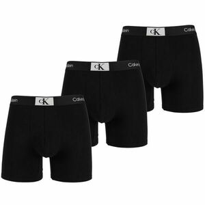 Calvin Klein ´96 COTTON-BOXER BRIEF 3PK Pánské boxerky, černá, velikost obraz