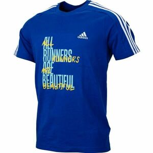 adidas Pánské tričko Pánské tričko, tmavě modrá, velikost S obraz