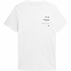 4F MEN´S T-SHIRT Pánské triko, bílá, velikost obraz