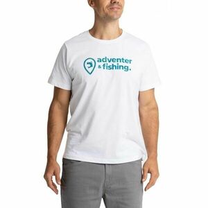 ADVENTER & FISHING COTTON SHIRT Pánské tričko, bílá, velikost obraz