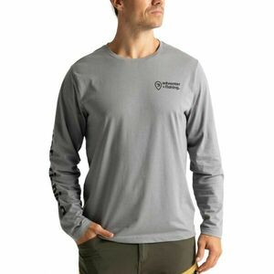 ADVENTER & FISHING COTTON SHIRT Pánské tričko, šedá, velikost obraz