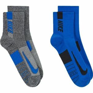 Nike MULTIPLIER Unisexové ponožky, modrá, velikost obraz