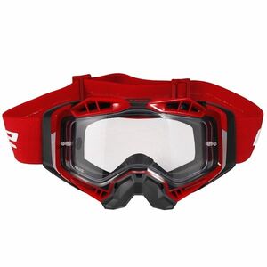 Motokrosové brýle LS2 Aura Black Red čiré sklo obraz