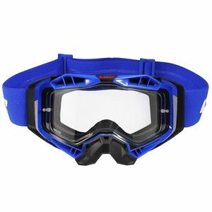 Motokrosové brýle LS2 Aura Black Blue čiré sklo obraz