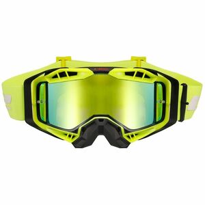 Motokrosové brýle LS2 Aura Pro Black Yellow iridiové sklo obraz