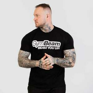Tričko Beam Black S - GymBeam obraz