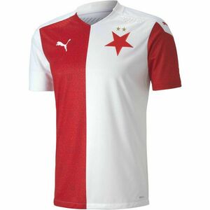 Puma SK SLAVIA SHIRT PROMO Pánský fotbalový dres, bílá, velikost obraz