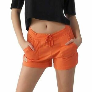 Kappa LOGO CABER Dámské šortky, oranžová, velikost obraz