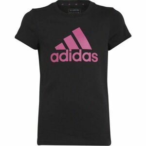 adidas BIG LOGO TEE Dívčí tričko, černá, velikost obraz