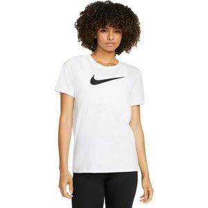 Nike DRI-FIT SWOOSH Dámské tričko, bílá, velikost obraz