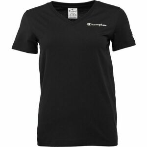 Champion V-NECK T-SHIRT Dámské tričko, černá, velikost obraz