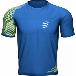 Compressport PERFORMANCE SS TSHIRT Pánské běžecké triko, modrá, velikost obraz