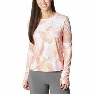 Columbia W SUN DEFLECTOR SUMMERDRY™ LS SHIRT Dámské sportovní triko, růžová, velikost obraz