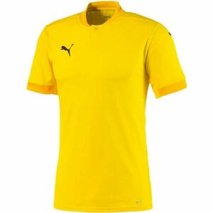 Puma TEAM FINAL TEE Pánské triko, žlutá, velikost obraz