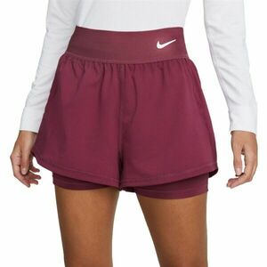 Nike COURT DRI-FIT ADVANTAGE Dámské šortky, vínová, velikost obraz
