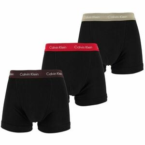 Calvin Klein 3P TRUNK Pánské boxerky, černá, velikost obraz