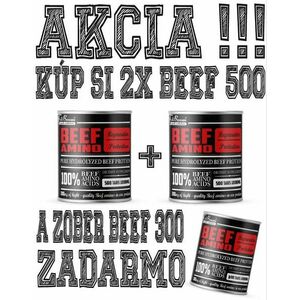 2 + 1 Zdarma: Beef Amino - FitBoom 500 tbl. + 500 tbl. + 300 tbl. obraz