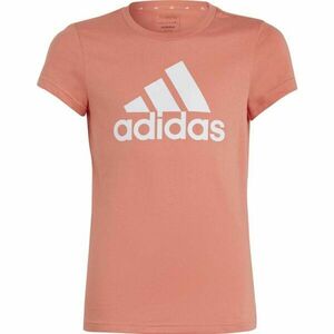 adidas BIG LOGO TEE Dívčí tričko, oranžová, velikost obraz