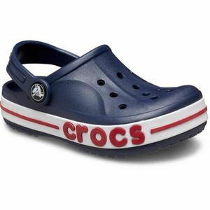 Crocs BAYABAND CLOG K Dětské pantofle, tmavě modrá, velikost 34/35 obraz