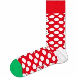 HAPPY SOCKS BIG DOT SNOWMAN Klasické ponožky, červená, velikost obraz