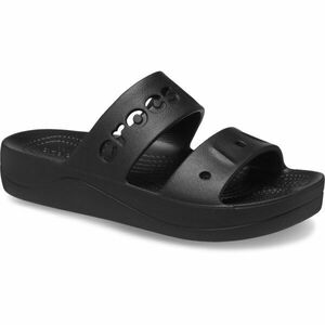 Crocs BAYA PLATFORM SANDAL Dámské pantofle, černá, velikost 39/40 obraz