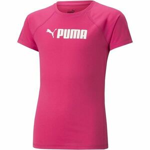 Puma FIT TEE Dívčí triko, růžová, velikost obraz