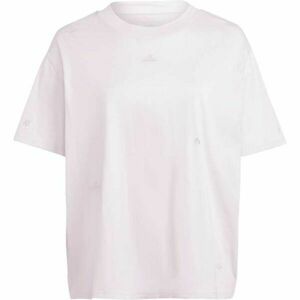 adidas BLUV TEE Dámské tričko v plus size, růžová, velikost obraz