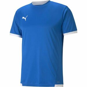 Puma TEAM LIGA JERSEY TEE Pánské fotbalové triko, modrá, velikost obraz
