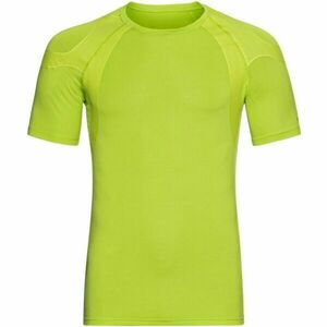 Odlo CREW NECK S/S ACTIVESPINE Pánské běžecké tričko, reflexní neon, velikost obraz