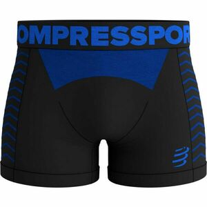 Compressport SEAMLESS BOXER Pánské funkční boxerky, černá, velikost obraz