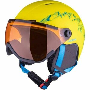 Laceto MOUNT Dětská lyžařská helma, žlutá, velikost obraz