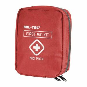 Mil-tec lékárnička First Aid Kit Midi, červená obraz