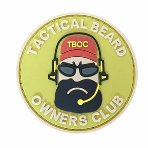 WARAGOD Nášivka 3D Tactical Beard Owners Club 6cm obraz